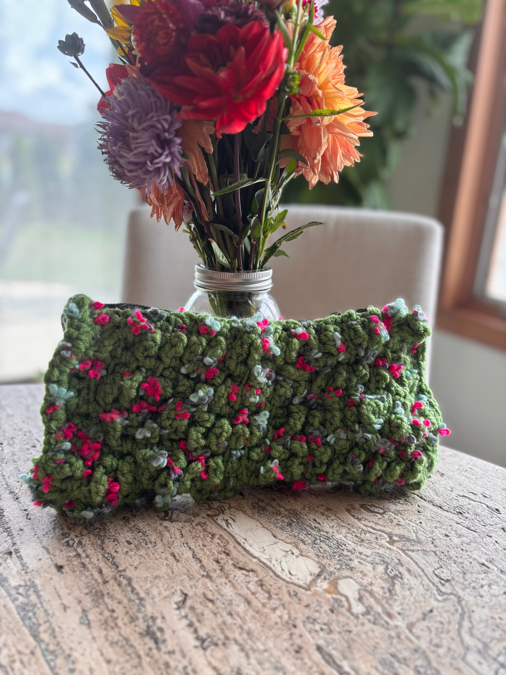 Bright Green Bag w Accent Colors